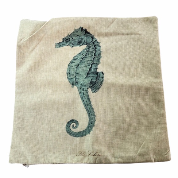 Other - 5/$15 Set of 4 beach throw pillow covers 17” mixed